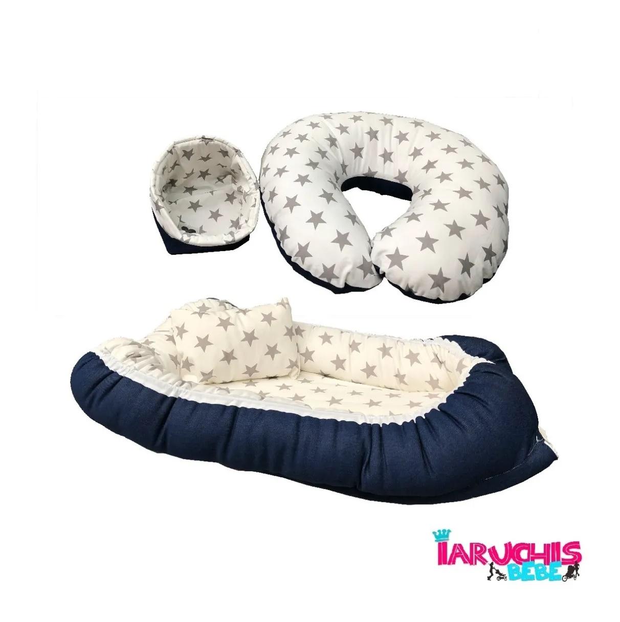 NIDITO CONTENEDOR CON CANASTITO Y ALMOHADON DE LACTANCIA