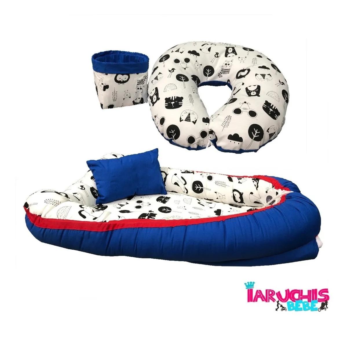 NIDITO CONTENEDOR CON CANASTITO Y ALMOHADON DE LACTANCIA