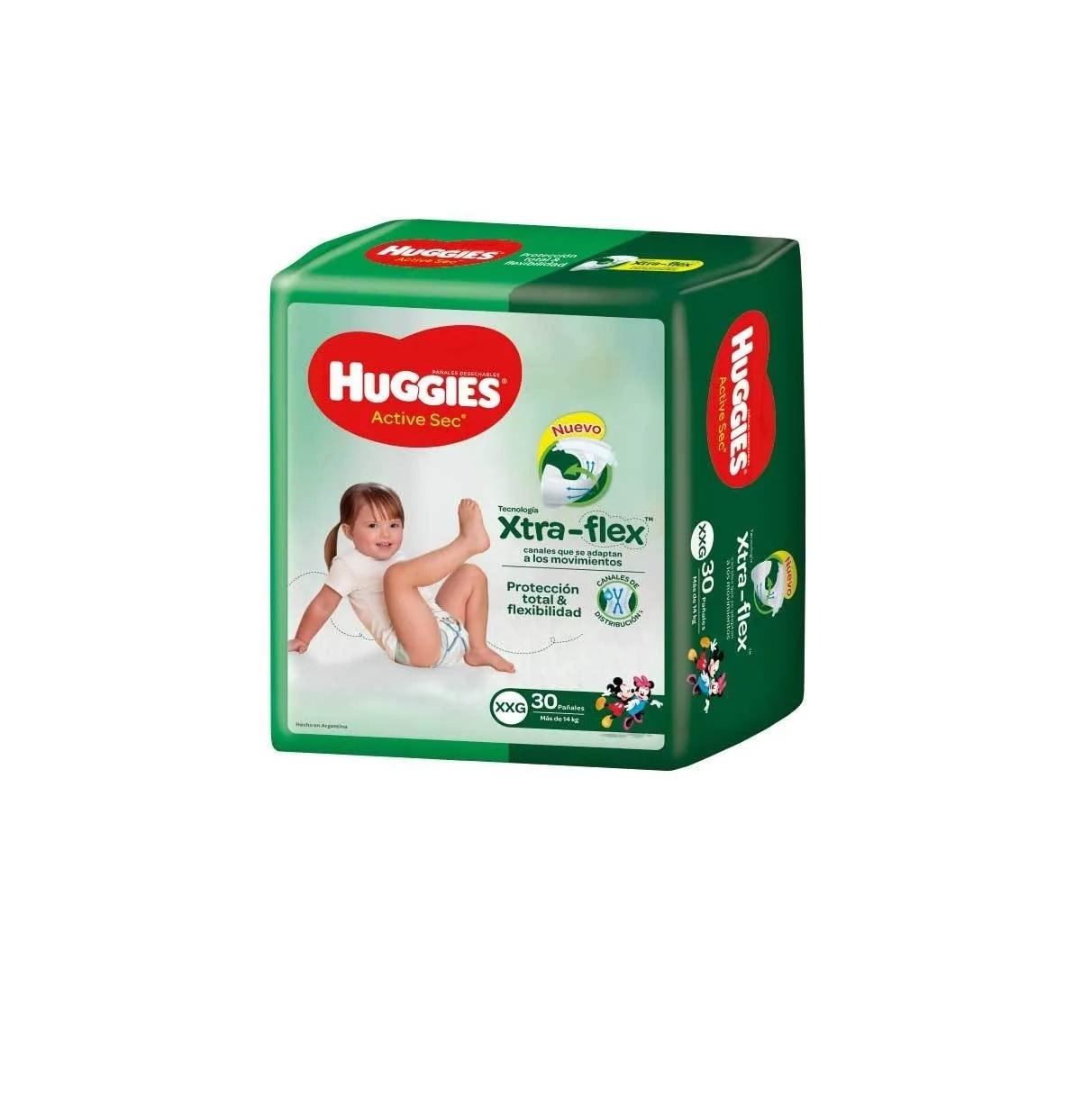 HUGGIES ACTIVE SEC XTRA FLEX