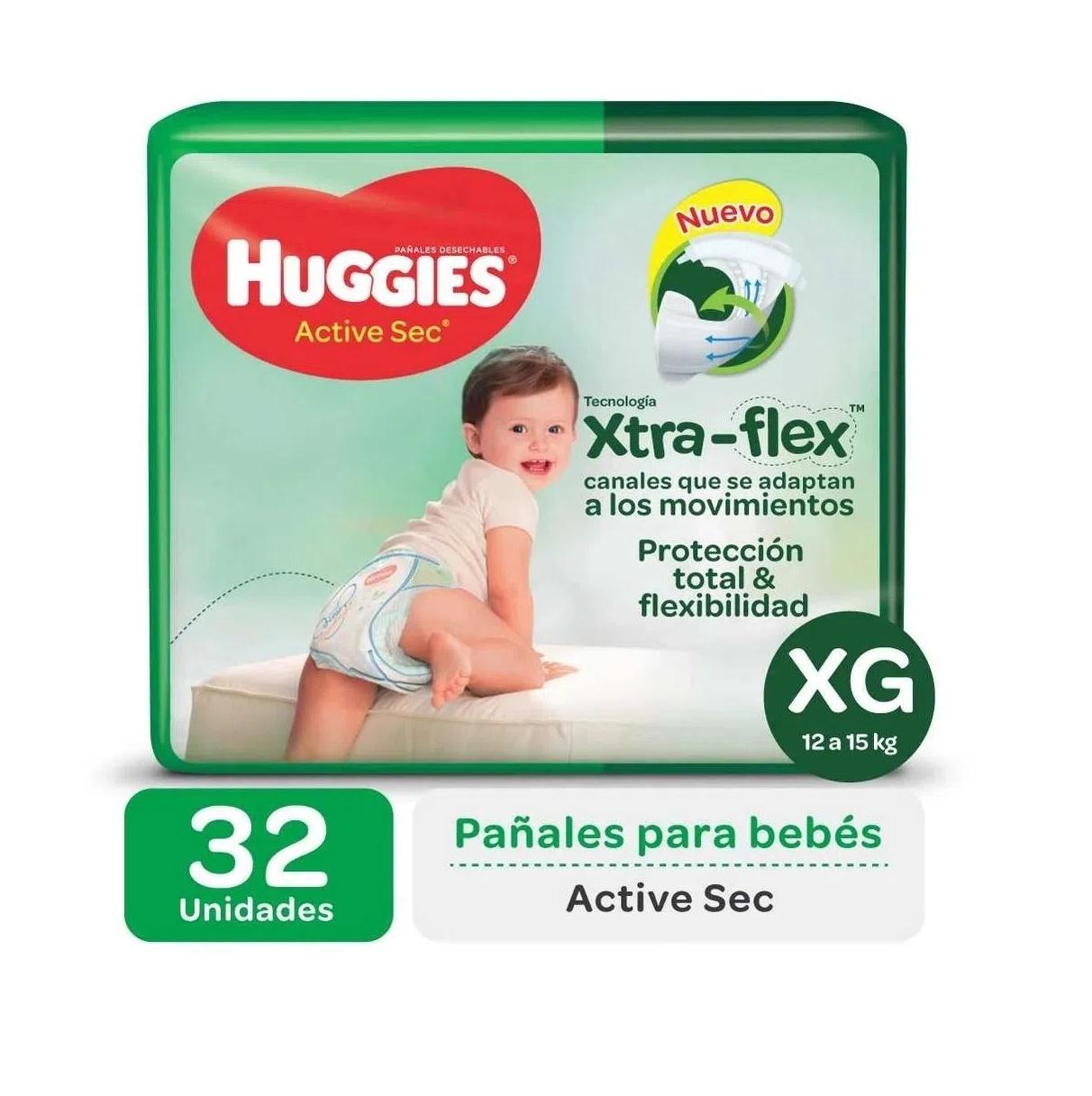 HUGGIES ACTIVE SEC XTRA FLEX