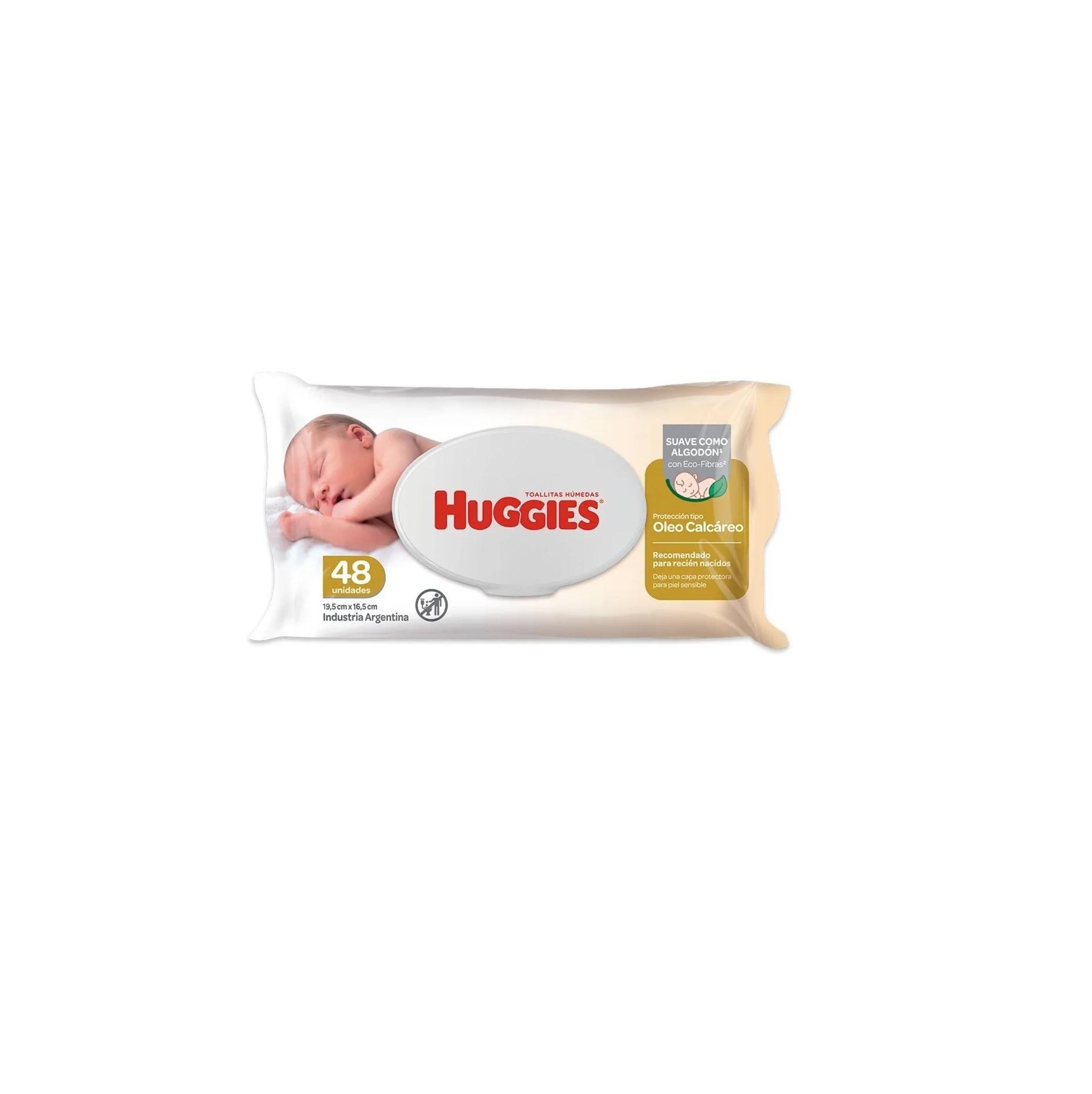 TOALLITAS HUMEDAS HUGGIES OLEO CALCAREO DELUXE (x48)