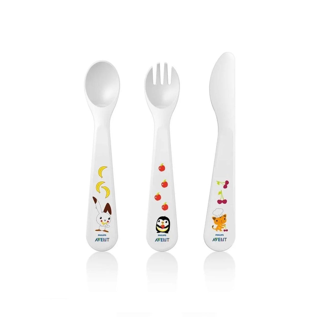 SET CUBIERTOS AVENT +18M