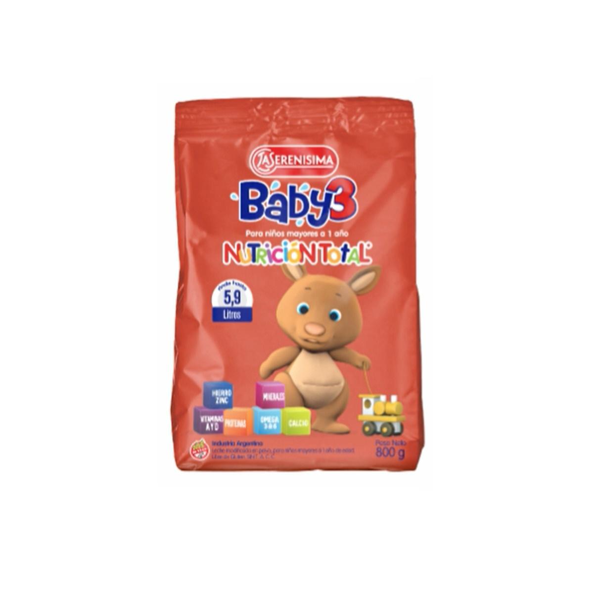 LA SERENISIMA BABY 3 POUCH x800G