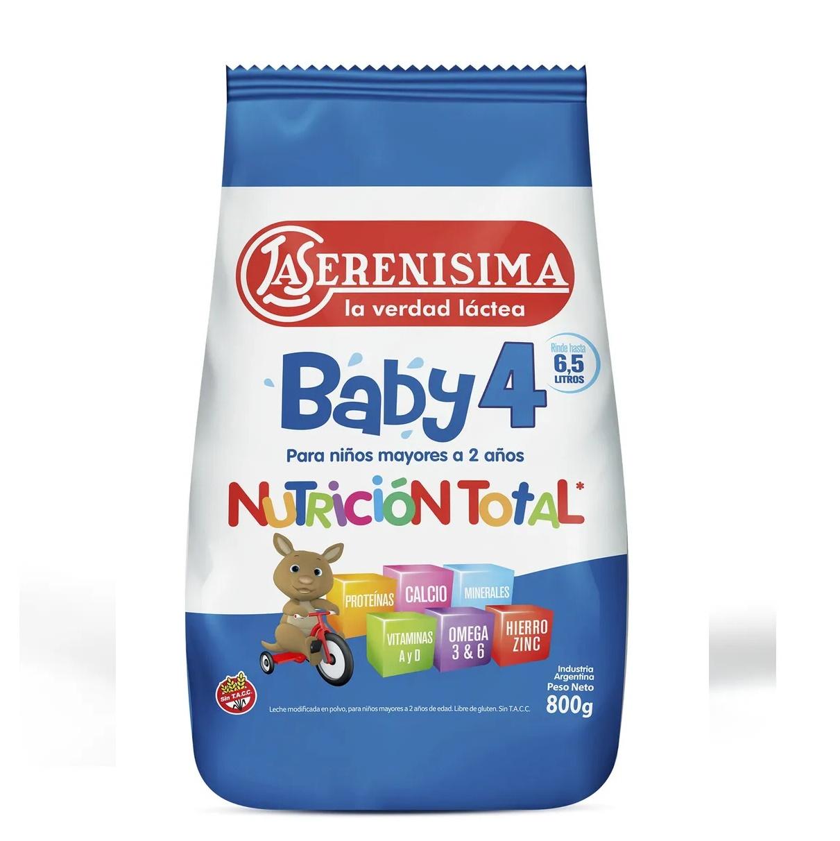 LA SERENISIMA BABY 4 POUCH x800G