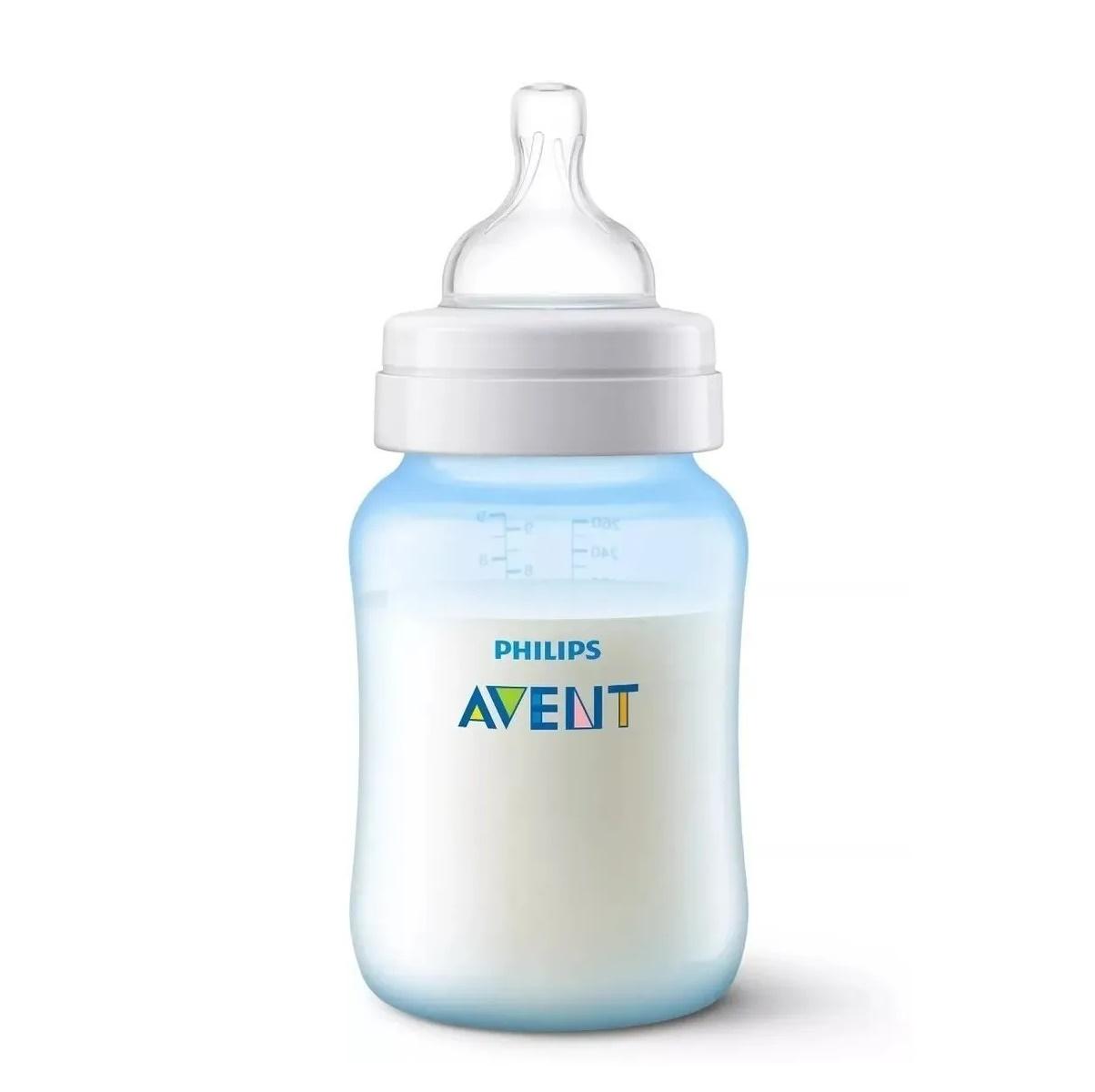 MAMADERA AVENT CLASSIC 260 ML COLOR CELESTE