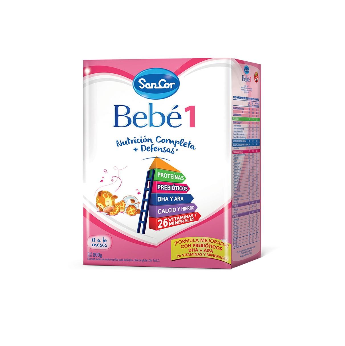 SANCOR BEBE 1 PACK  X 800G
