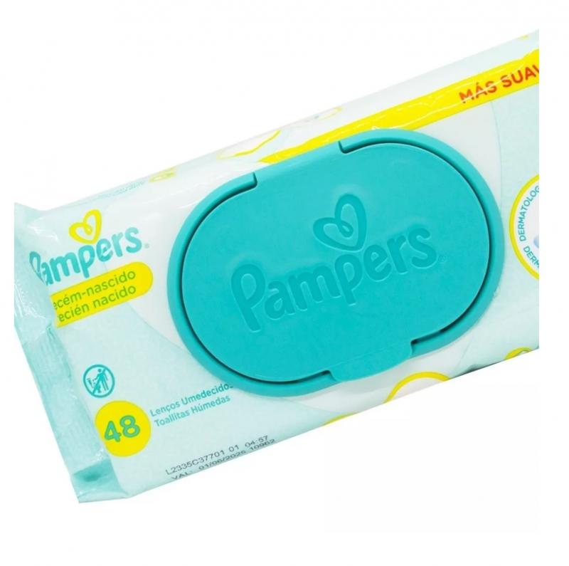 TOALLITAS HUMEDAS PAMPERS RECIEN NACIDO X48U