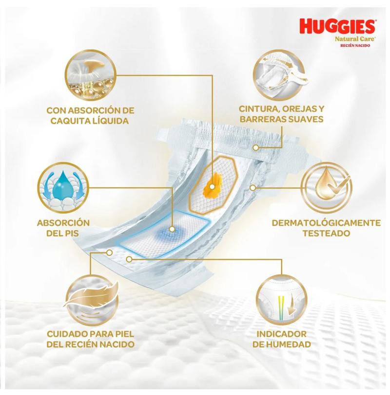 HUGGIES NATURAL CARE Px50