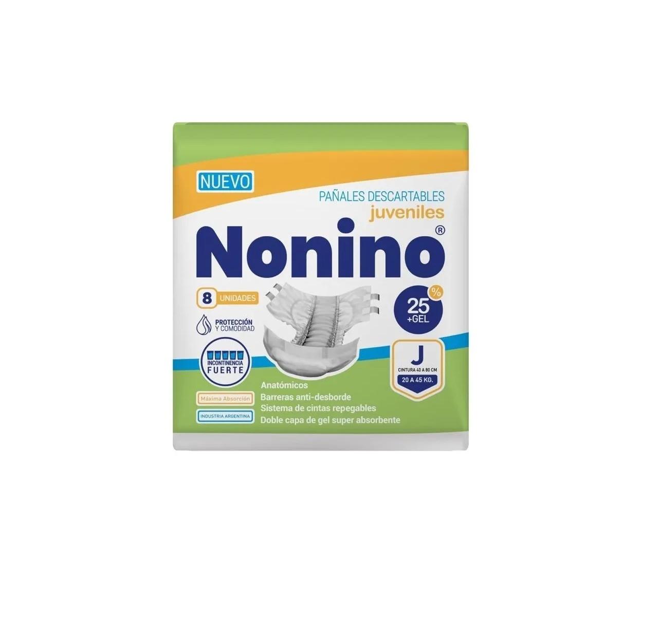NONINO JUVENIL ELASTIZADO (x8)