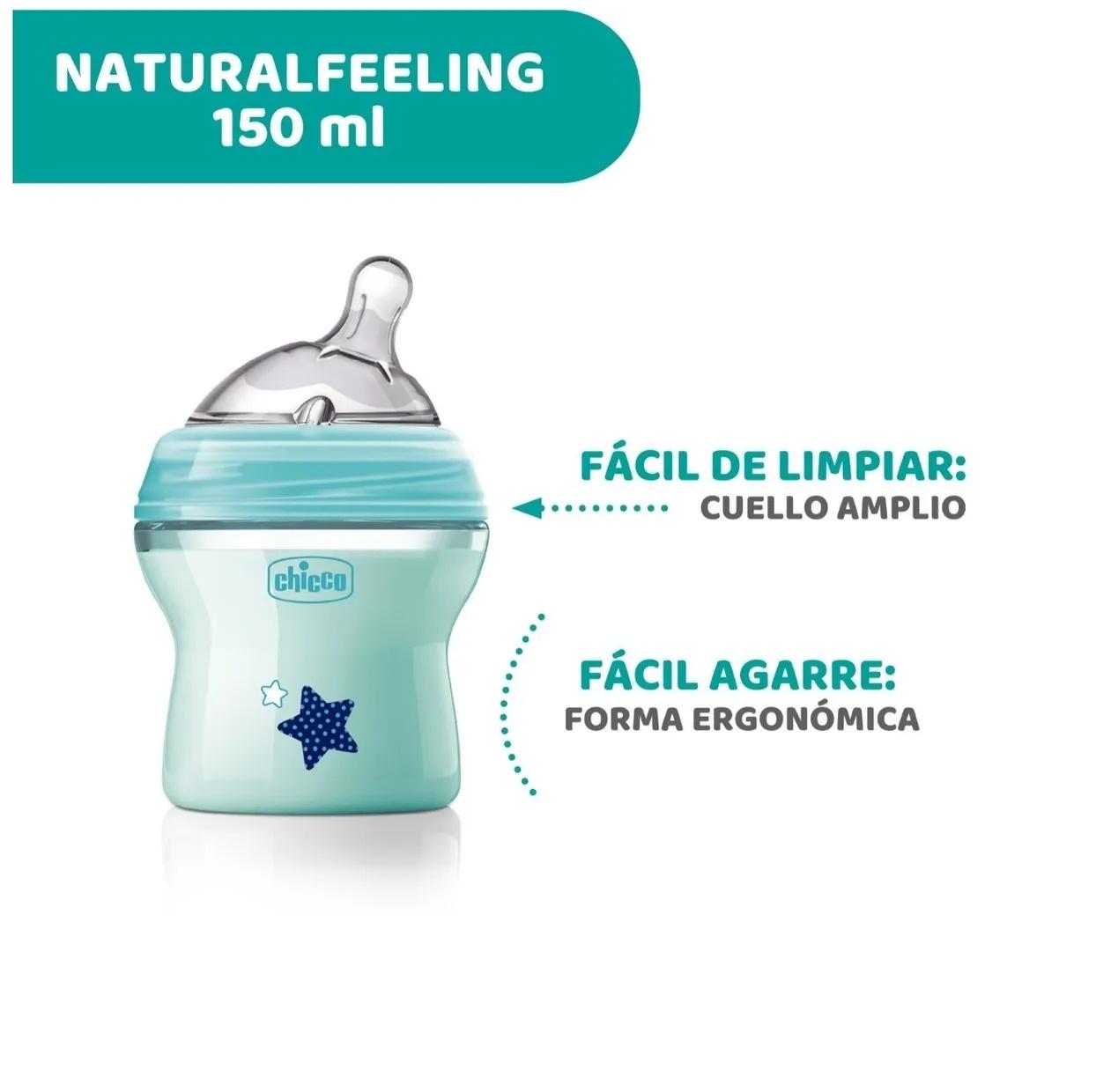 BIBERON CHICCO NATURAL FEELING COLOR 150 Ml