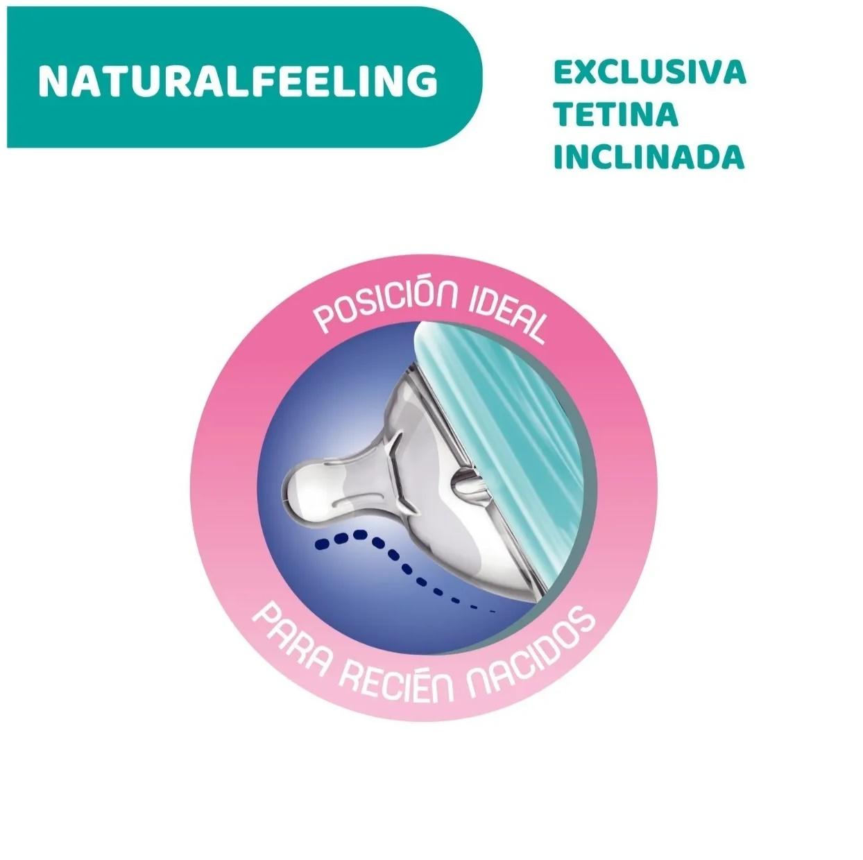 BIBERON CHICCO NATURAL FEELING COLOR 150 Ml