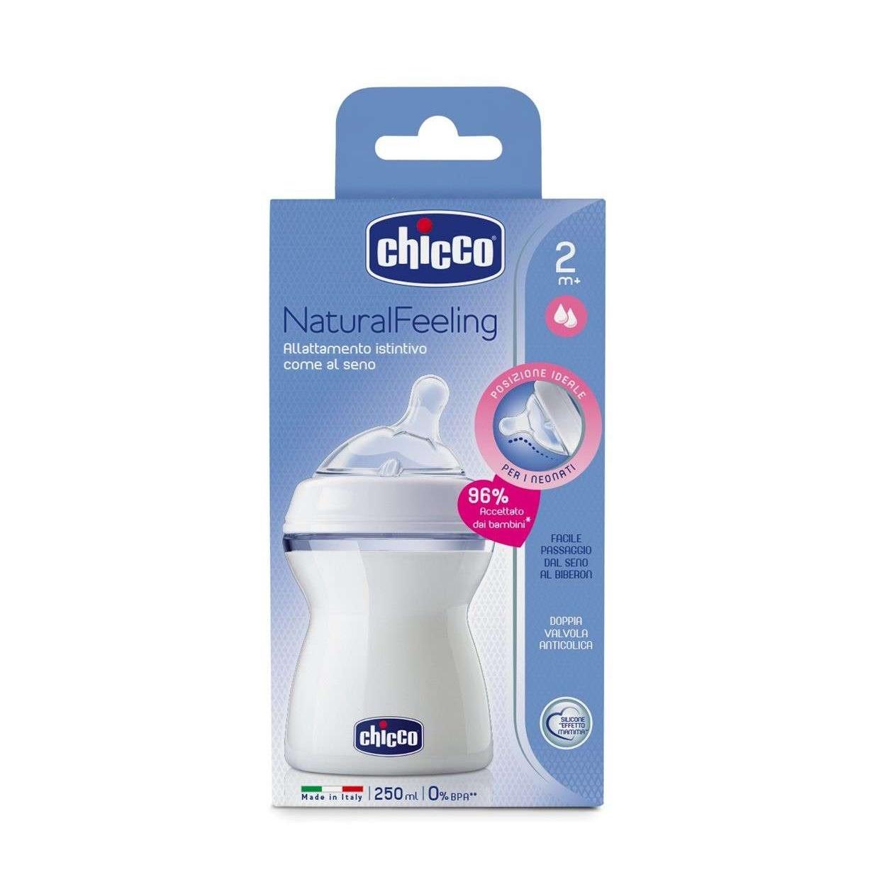 BIBERON CHICCO NATURAL FEELING 250 Ml