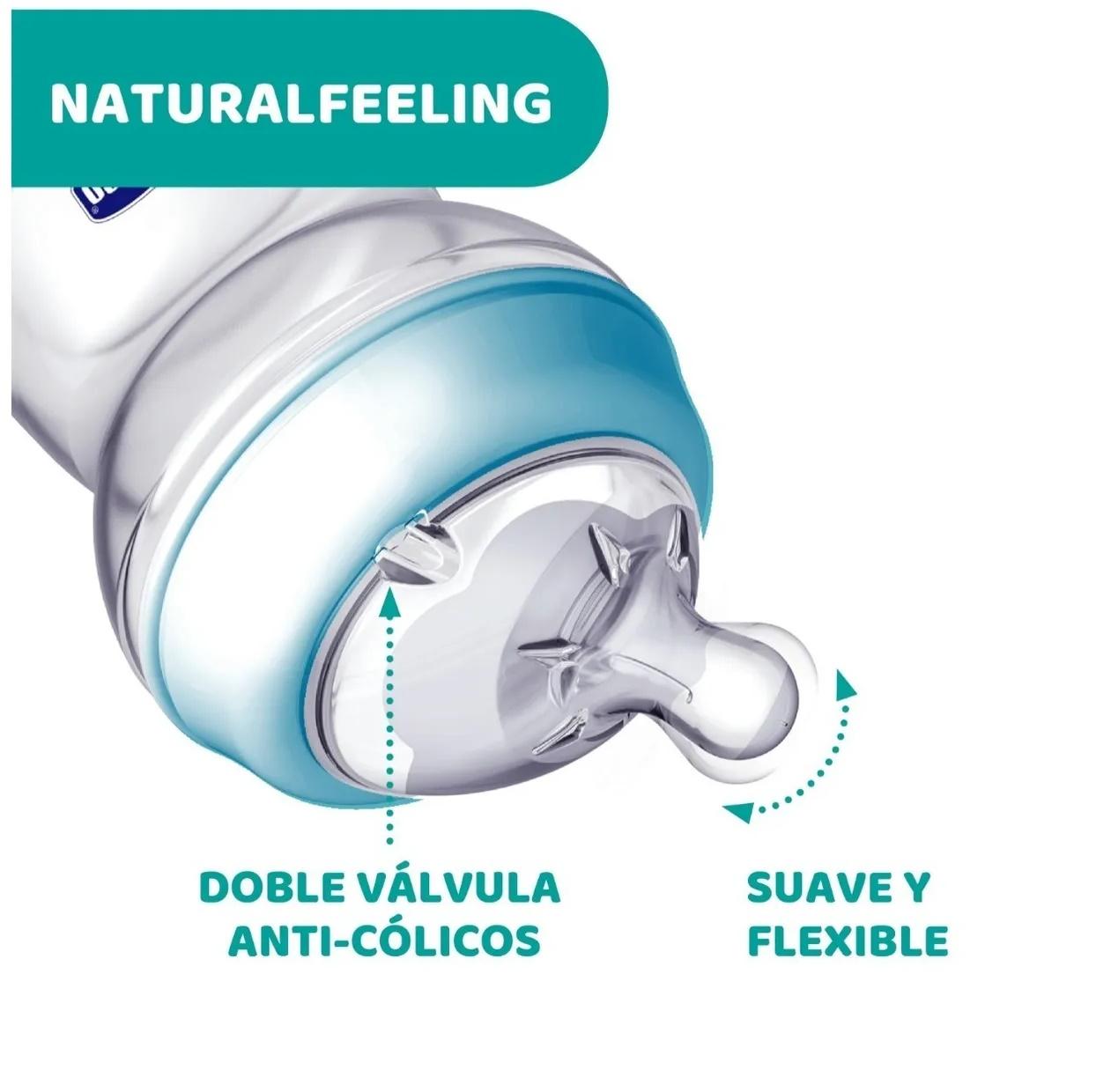 BIBERON CHICCO NATURAL FEELING 250 Ml