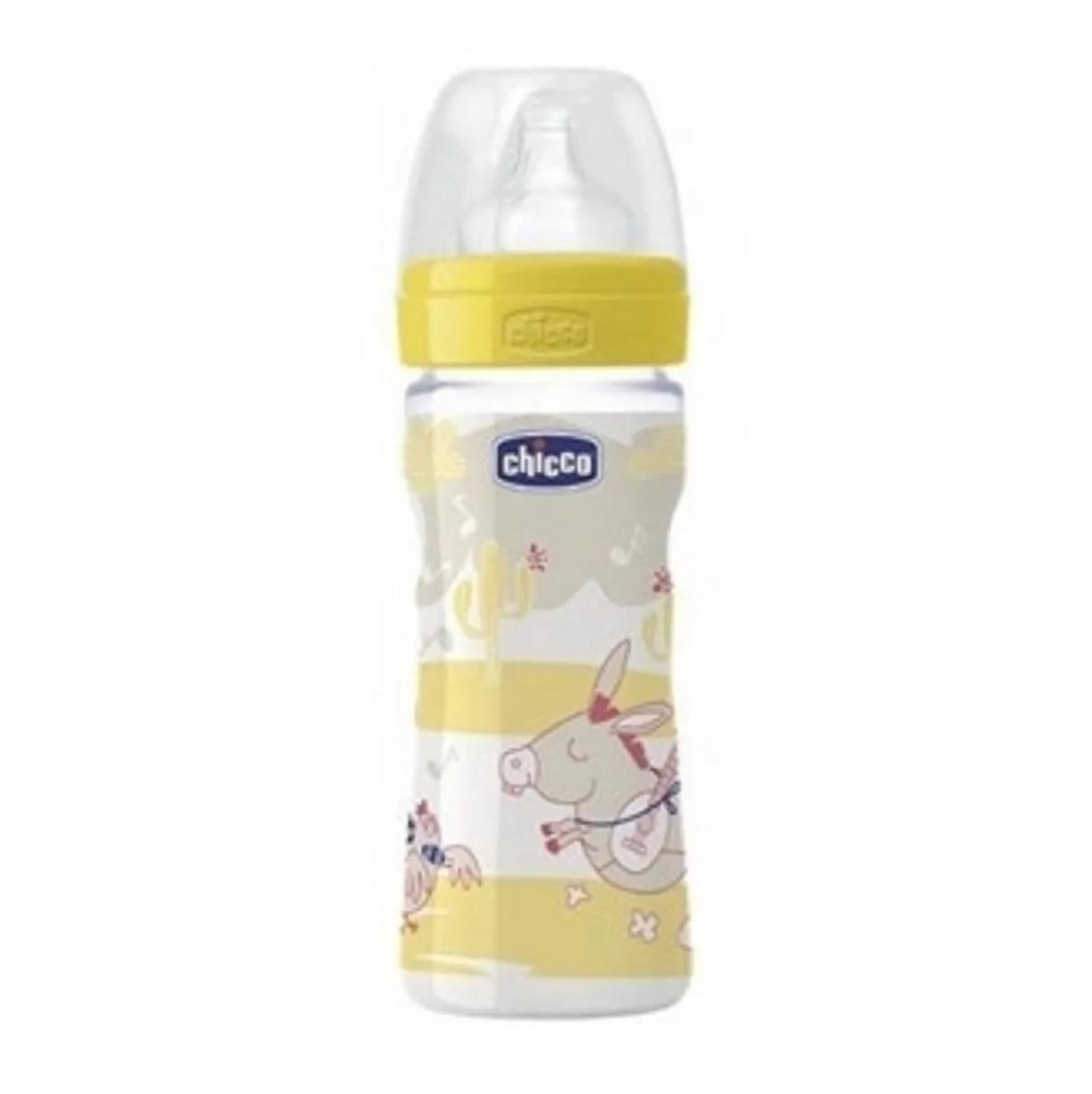 MAMADERA CHICCO WELLBEING SILICONA 250 ml