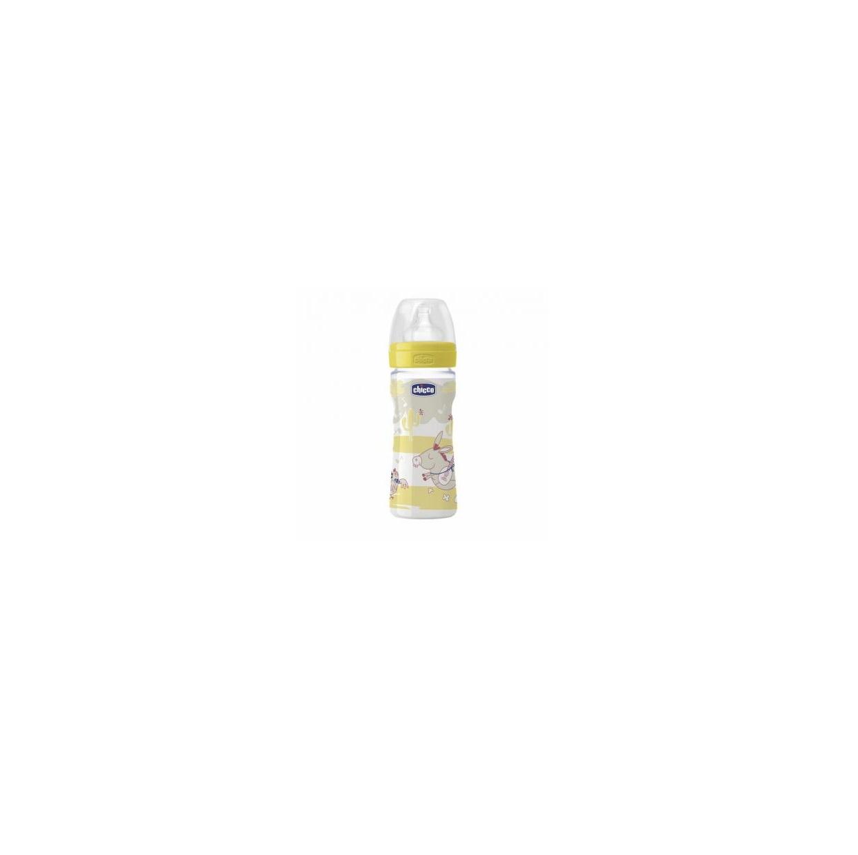 MAMADERA CHICCO WELLBEING SILICONA 250 ml
