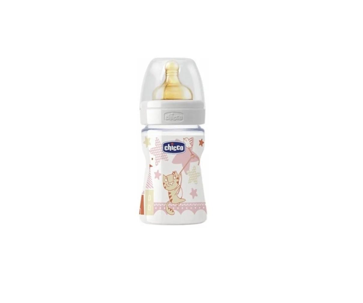 MAMADERA CHICCO WELLBEING SILICONA 150ML +0M