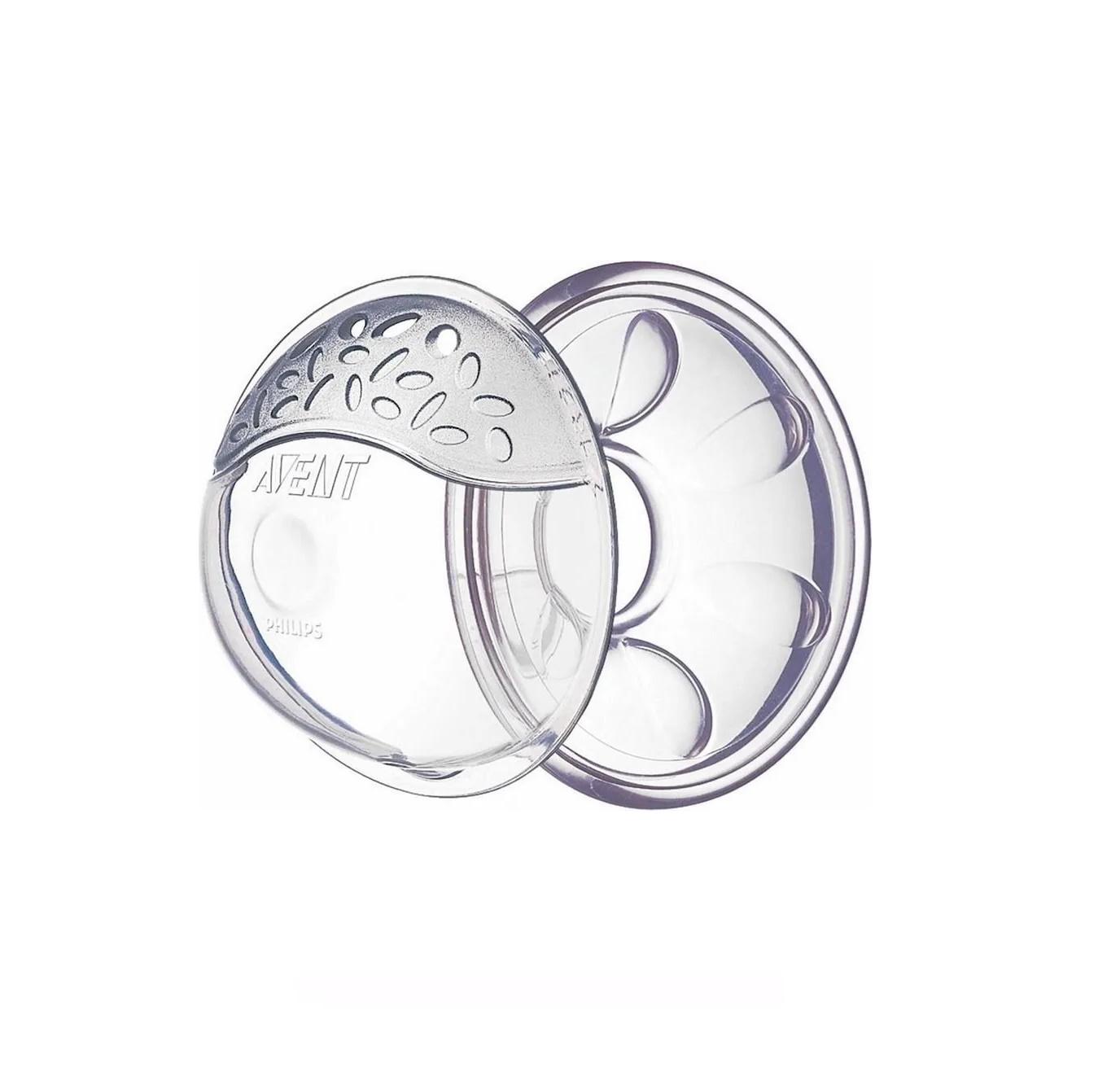 SET PROTECTORES MAMARIOS CASQUILLOS RECOGE LECHE AVENT