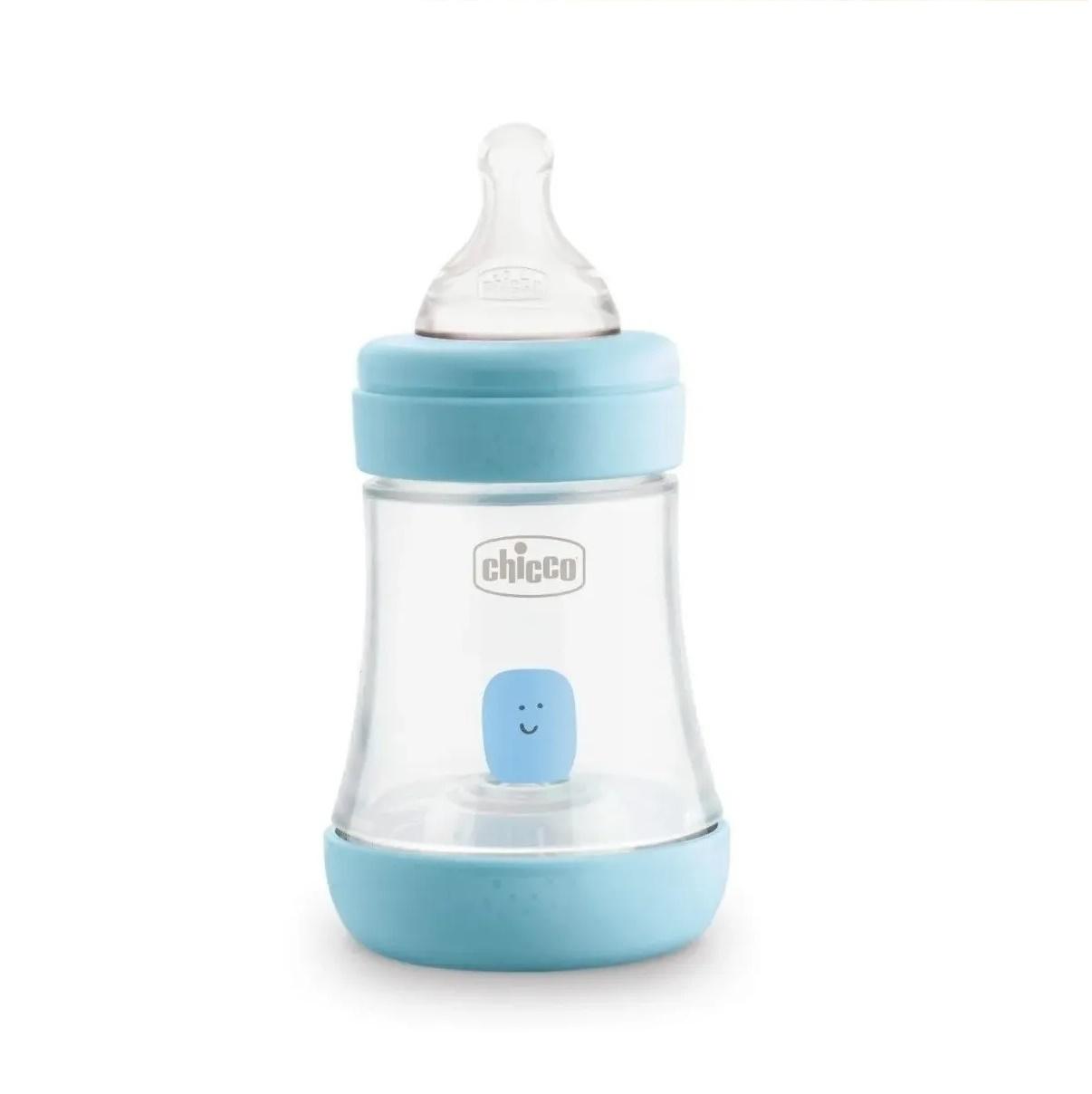 MAMADERA CHICCO PERFECT 5 CELESTE (150ML)