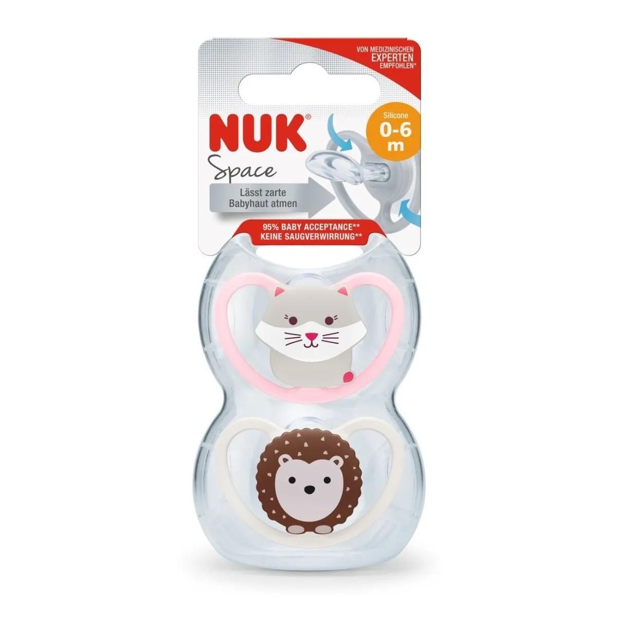 CHUPETE SPACE NUK GATO-PUERCOESPIN X2 0-6M+