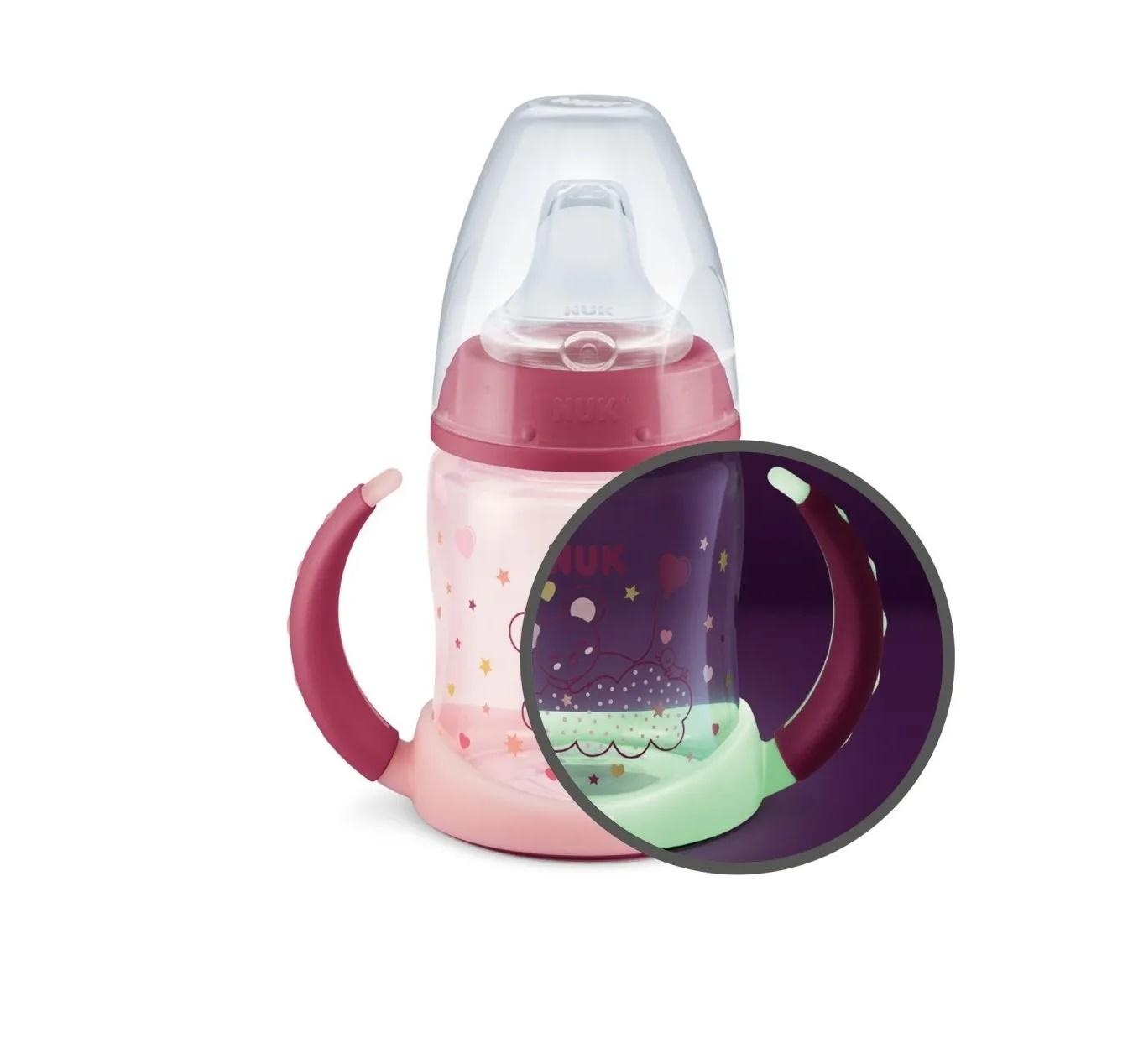 VASO APRENDIZAJE NUK 150ML LUMI ROSA 6-18M