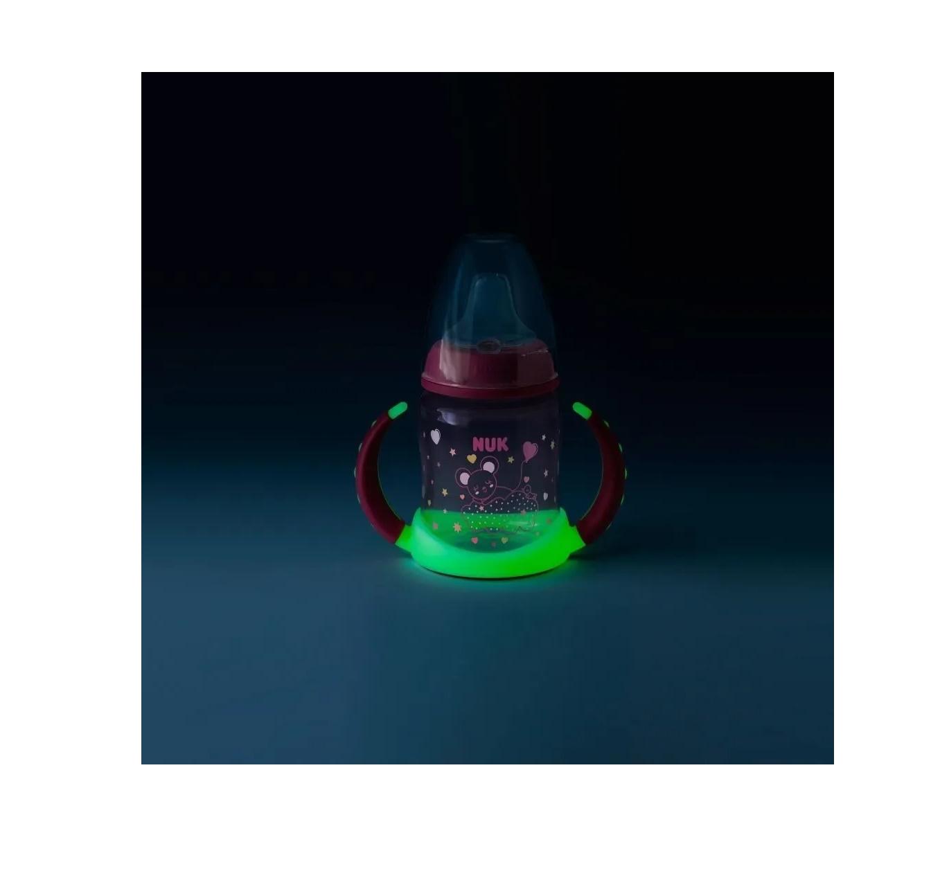 VASO APRENDIZAJE NUK 150ML LUMI ROSA 6-18M
