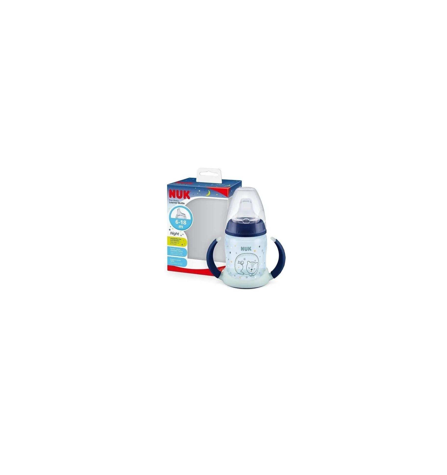 VASO APRENDIZAJE NUK 150ML LUMI CELESTE 6-18M