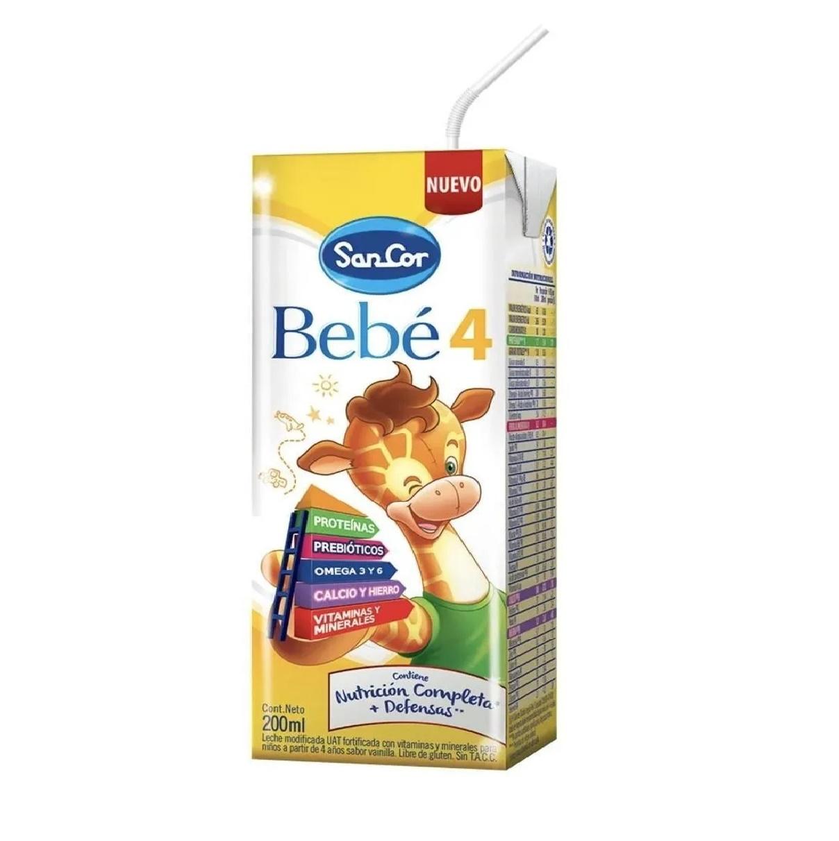 SANCOR BEBE 4 BRICK X 200ML