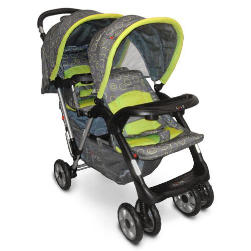 COCHE CUNA HERMANITOS LOVE 918