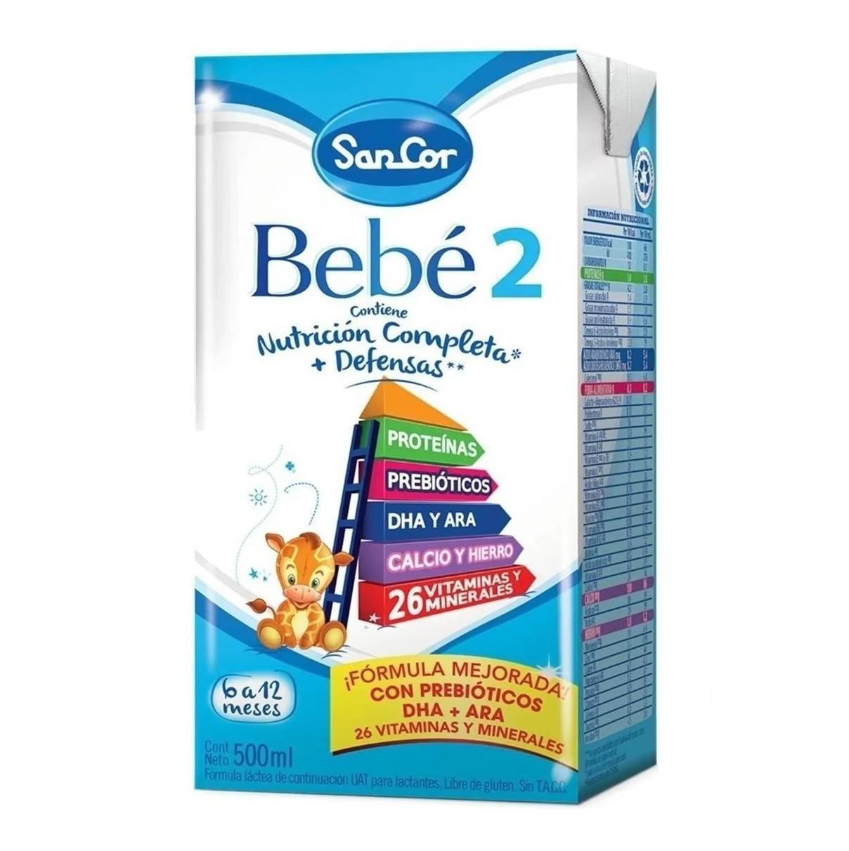 SANCOR BEBE 2 BRICK X 500ML