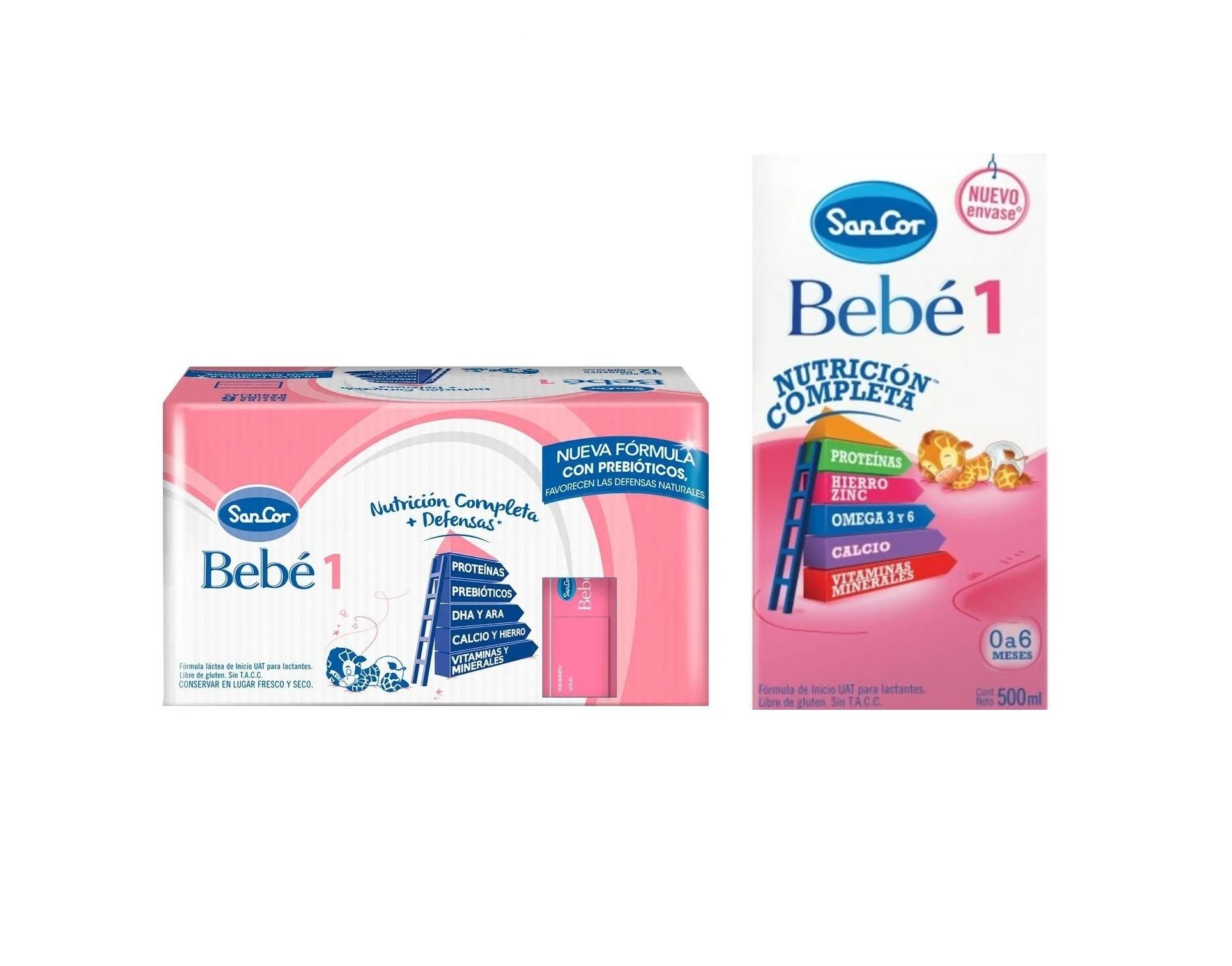 PACK X12 SANCOR BEBE 1 BRICK X 500ML