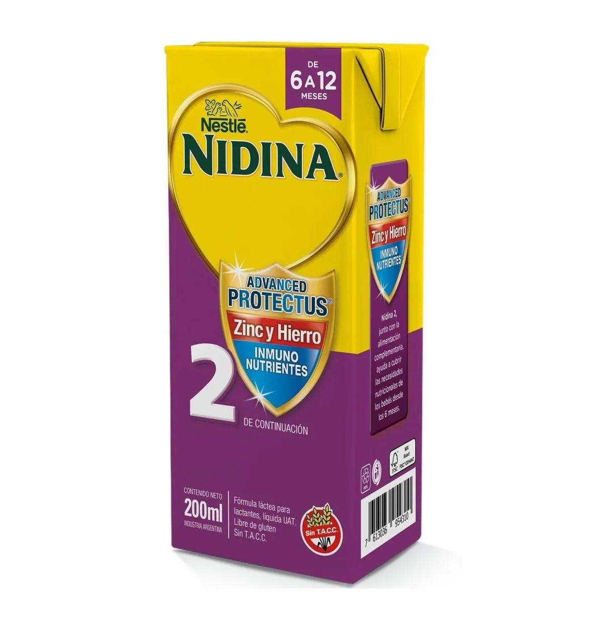 NESTLE NIDINA 2 BRICK X200ML