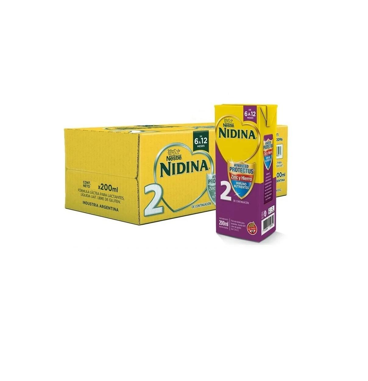 PACK X12 NESTLE NIDINA 2 BRICK X200ML