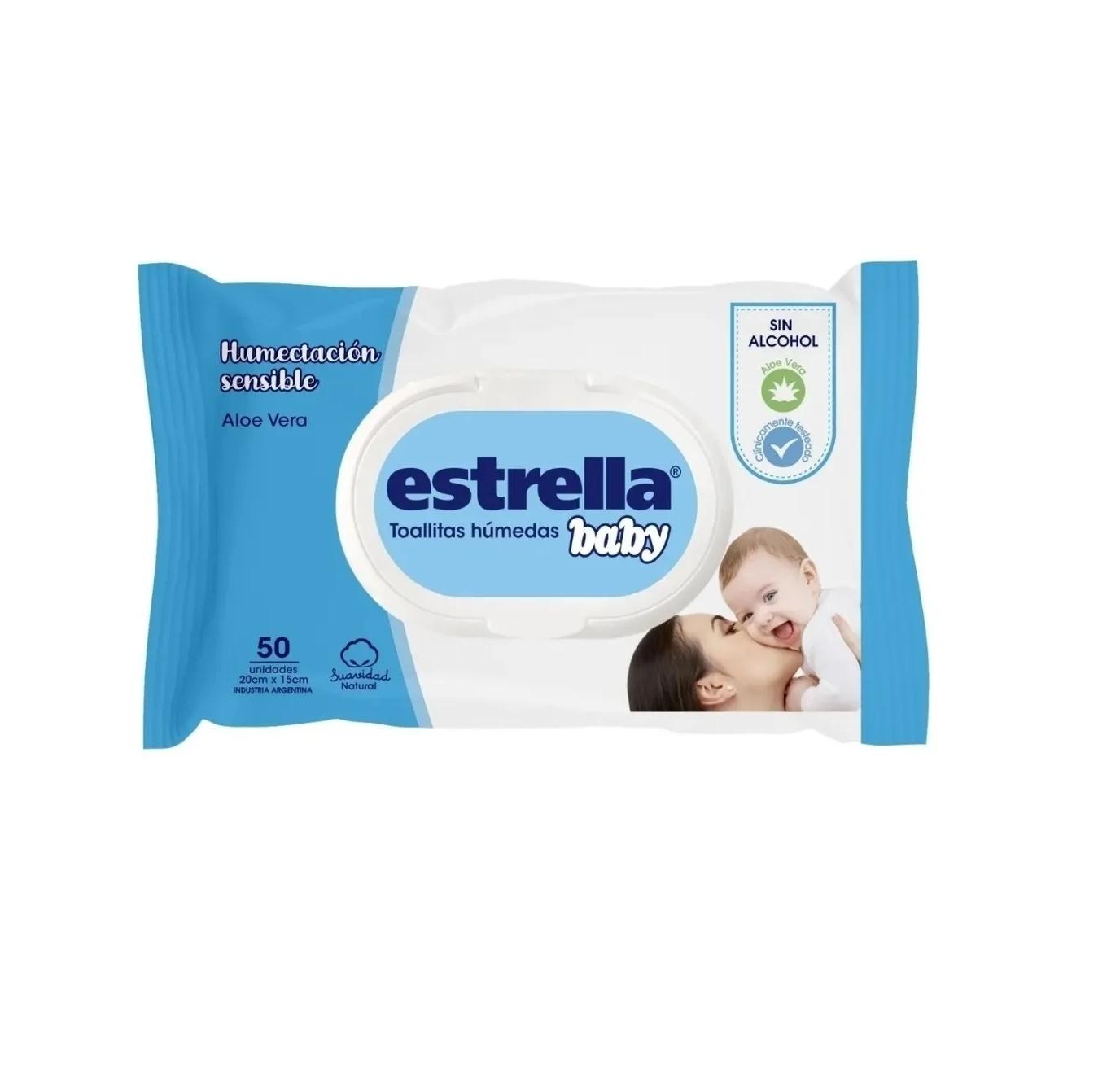 TOALLITAS HUMEDAS ESTRELLA BABY HUMECTACION SENSIBLE