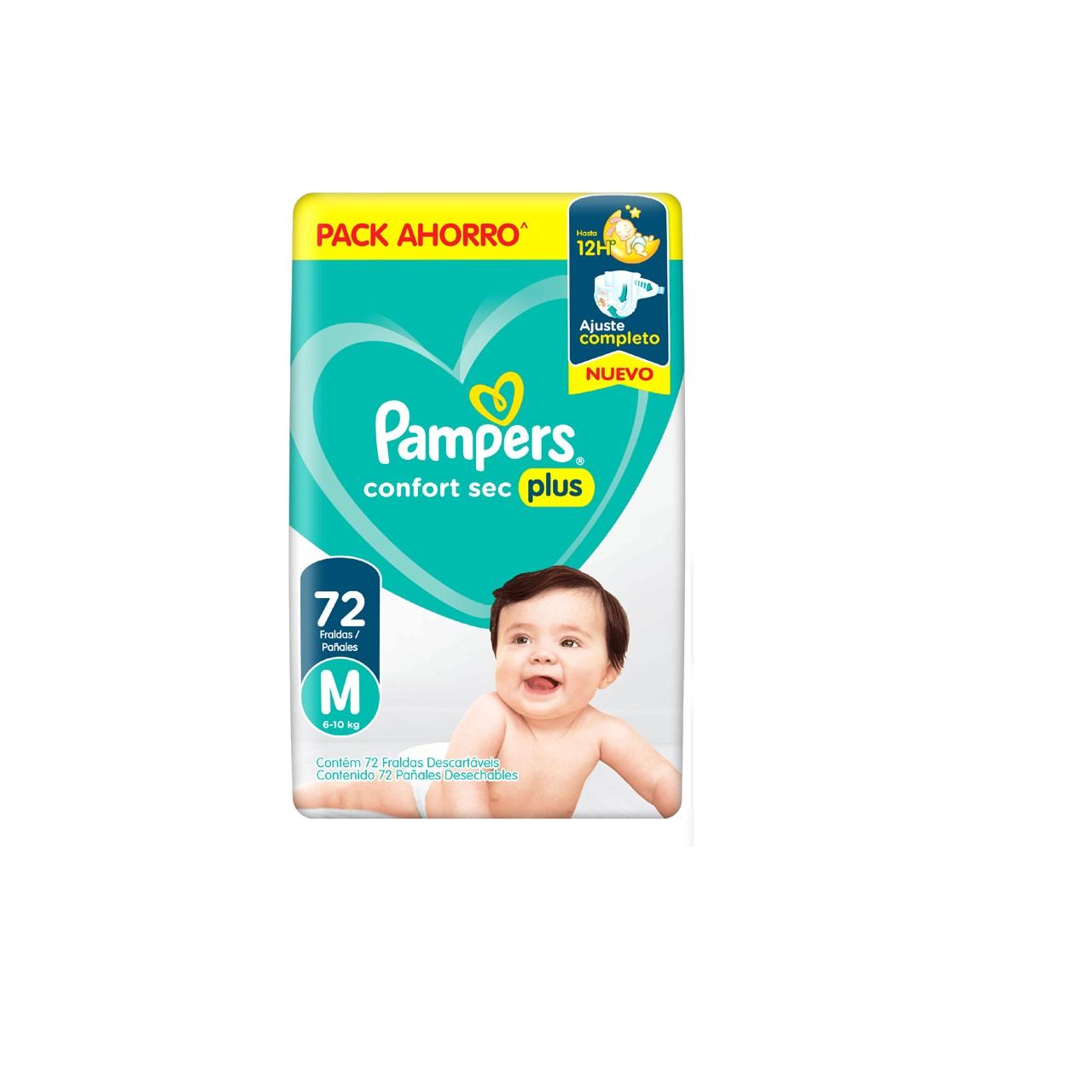 PAMPERS CONFORT SEC PLUS