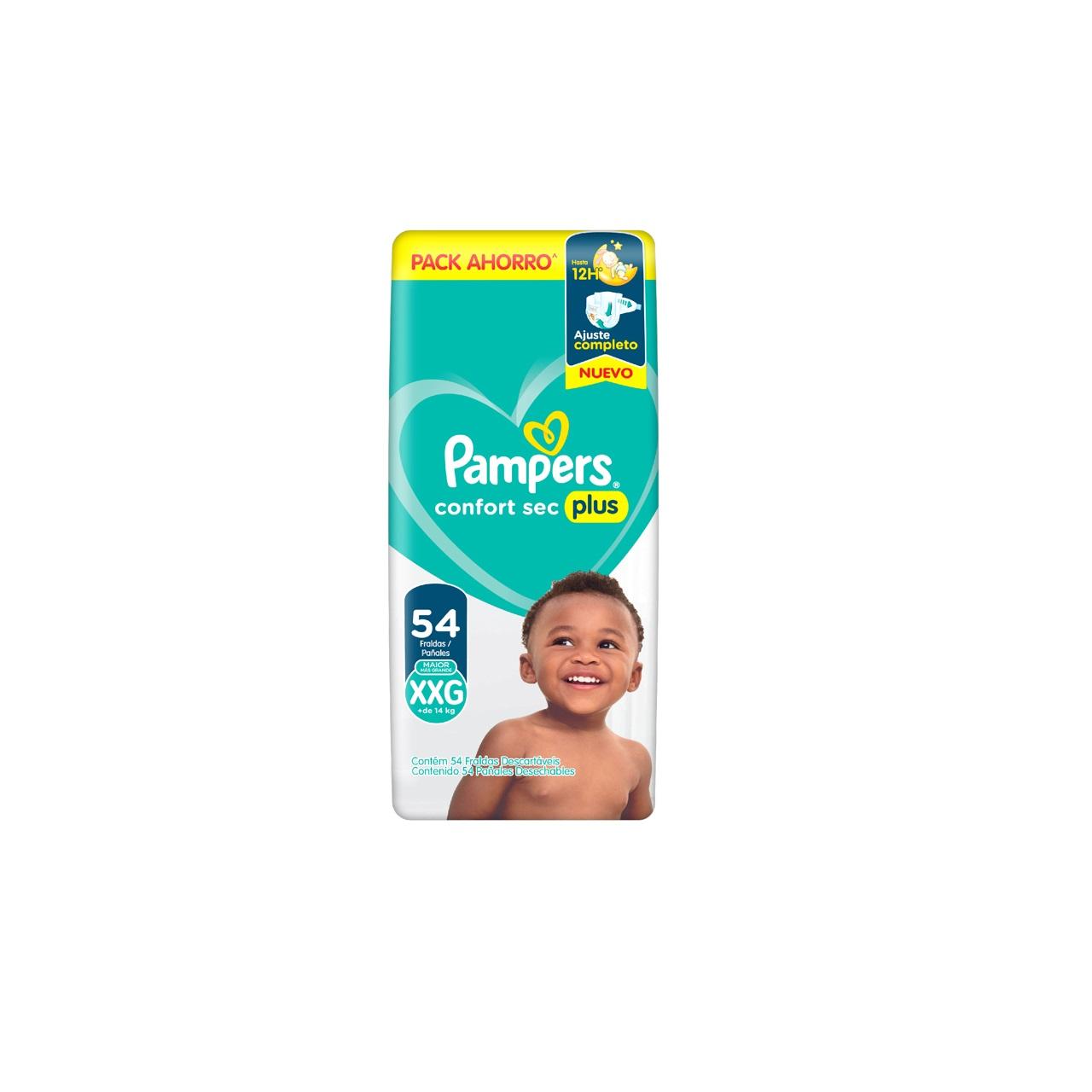 PAMPERS CONFORT SEC PLUS