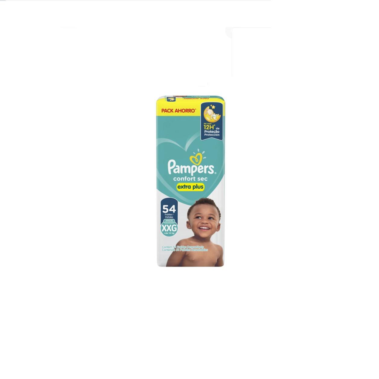 PAMPERS CONFORT SEC EXTRA PLUS