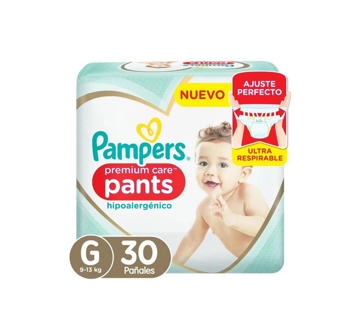 PAMPERS PANTS PREMIUM CARE HIPOALERGENICO G X30U