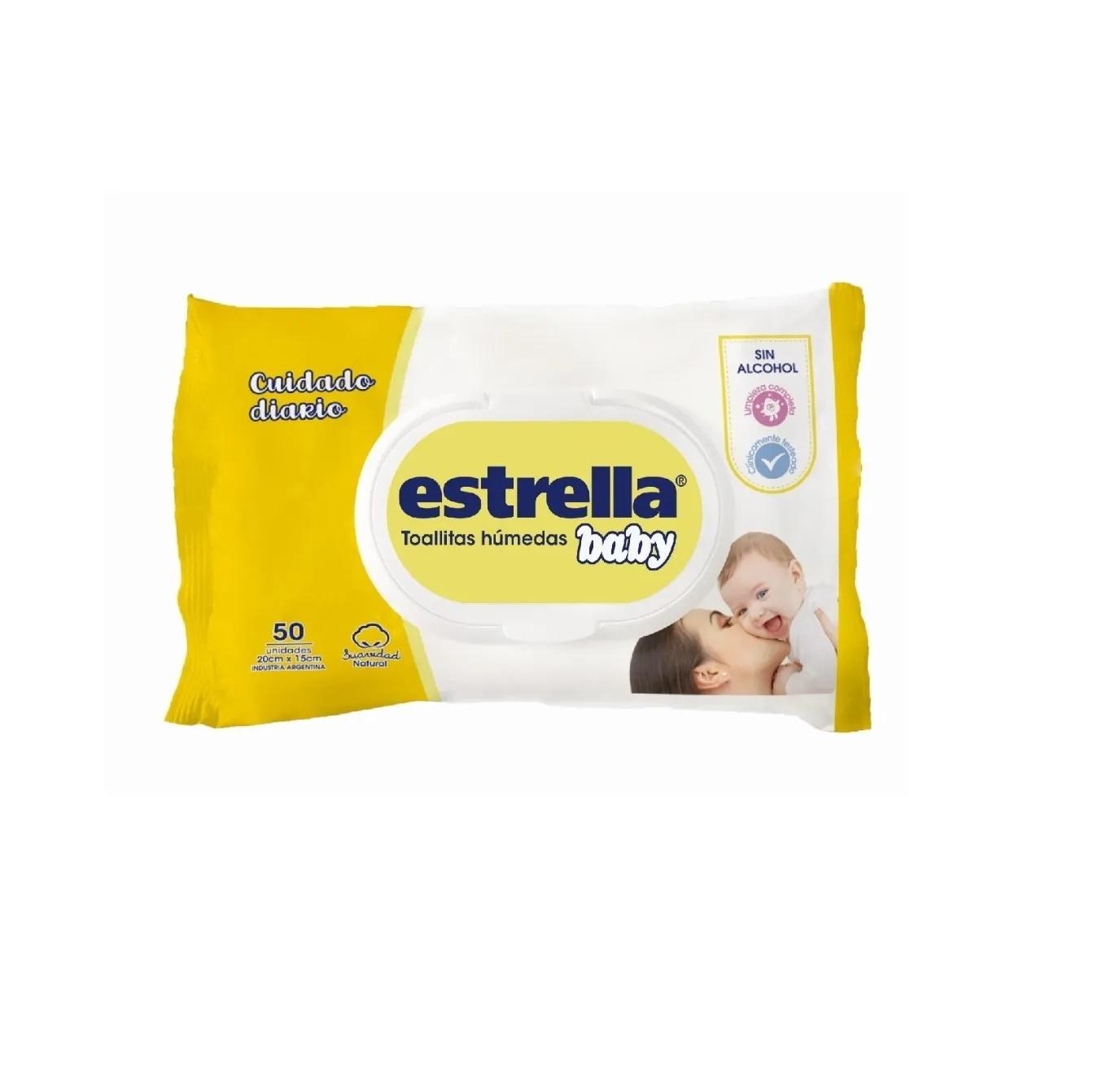 TOALLITAS HUMEDAS ESTRELLA BABY CUIDADO DIARIO