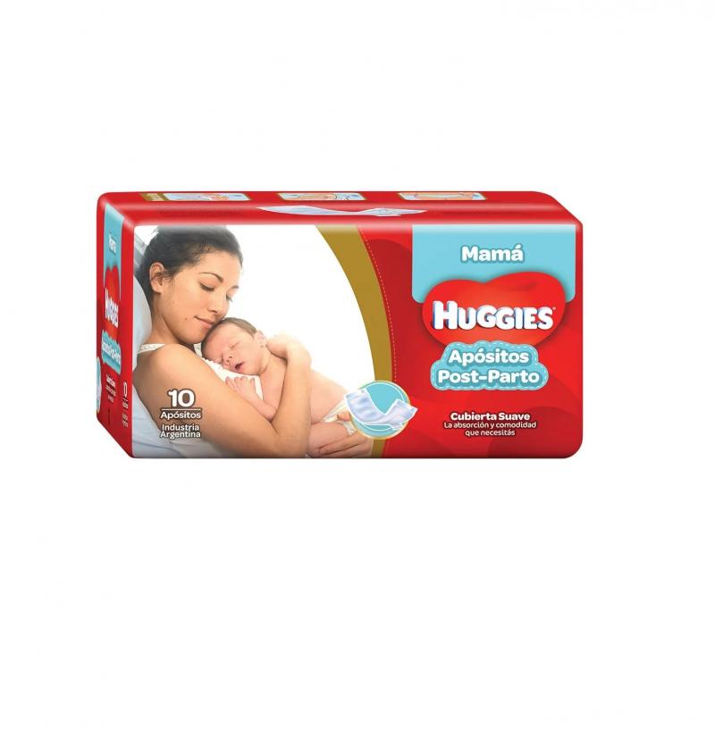 HUGGIES MAMA APOSITOS POST PARTO X 10U