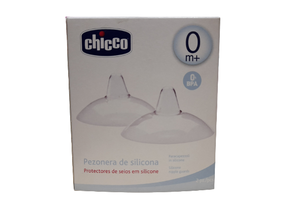 PEZONERAS DE SILICONA X2 UNIDADES BEBE CHICCO 0M+