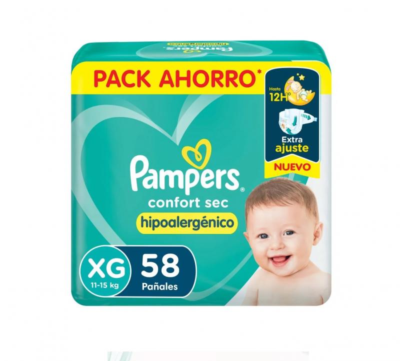 PAMPERS CONFORT SEC HIPOALARGENICO
