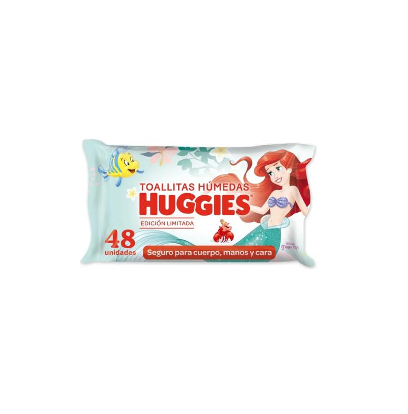 TOALLITAS HUMEDAS HUGGIES 4 EN 1 LA SIRENITA X48U