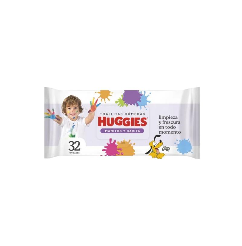 TOALLITAS HUMEDAS HUGGIES MANITOS Y CARITAS X32U