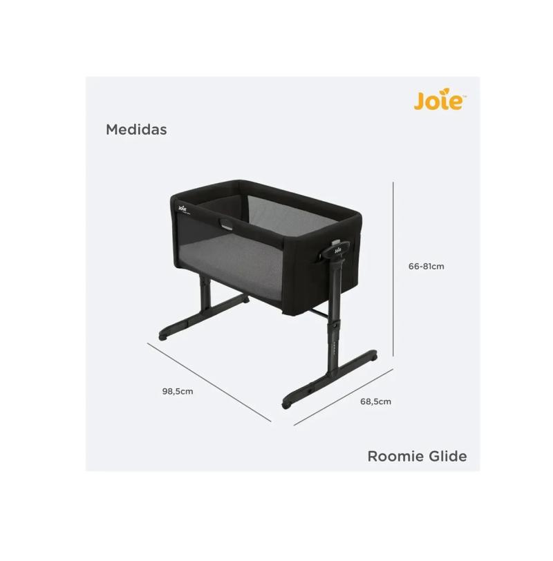 CUNA COLECHO BEBE JOIE ROOMIE GLIDE C/MOVIMIENTO