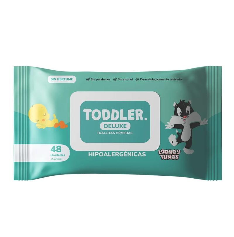 TOALLITAS HUMEDAS TODDLER DELUXE SIN PERFUME X48U