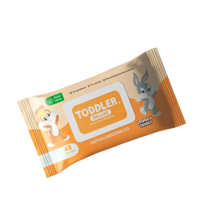 TOALLITAS HUMEDAS TODDLER DELUXE ALOE VERA X48U