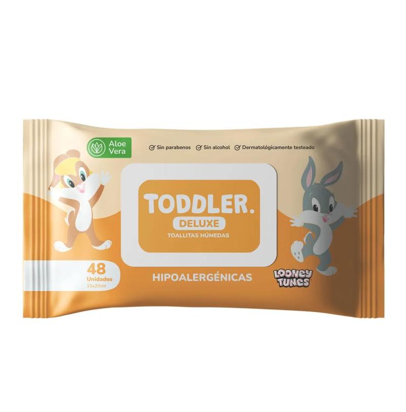 TOALLITAS HUMEDAS TODDLER DELUXE ALOE VERA X48U