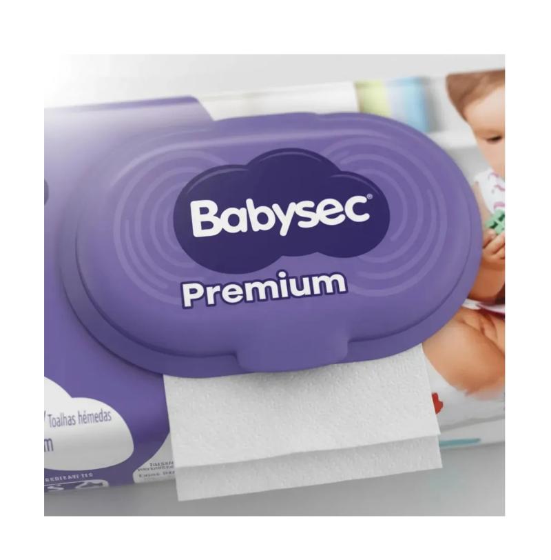 TOALLITAS HUMEDAS BABYSEC PREMIUM X45U CON TAPA