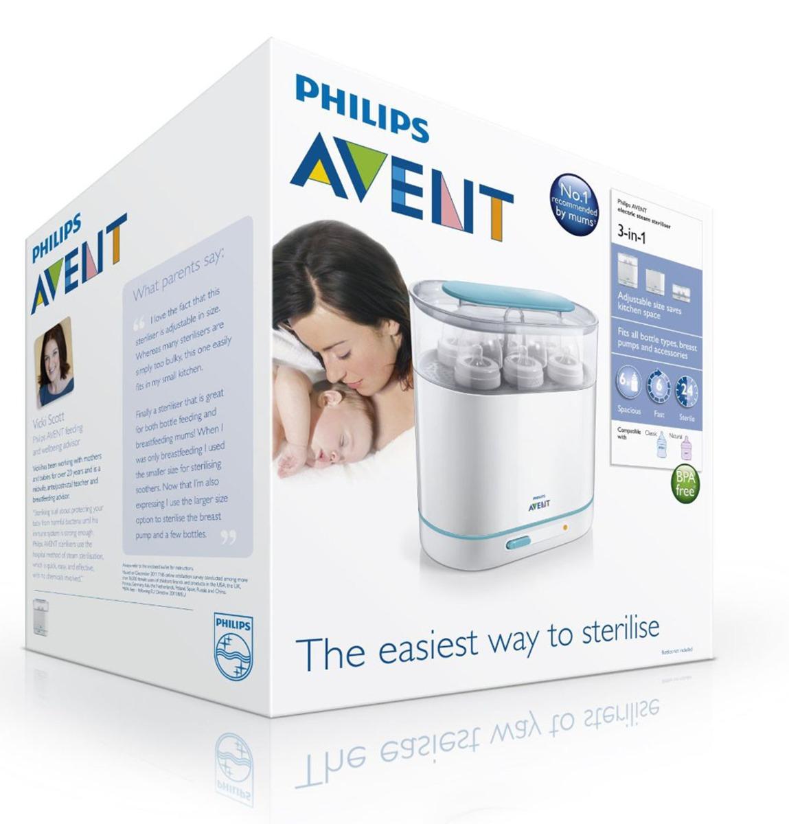 ESTERILIZADOR ELECTRICO AVENT 3 EN 1