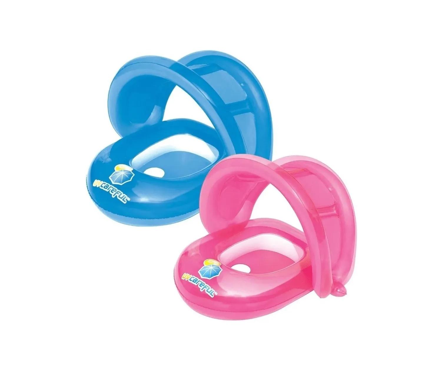 BOTE BEBE BESTWAY FILTRO UV SILLA SALVAVIDA TECHO INFLABLE